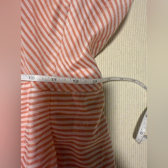 Gianni Bini Peach Striped Dress - Picture 6 of 9